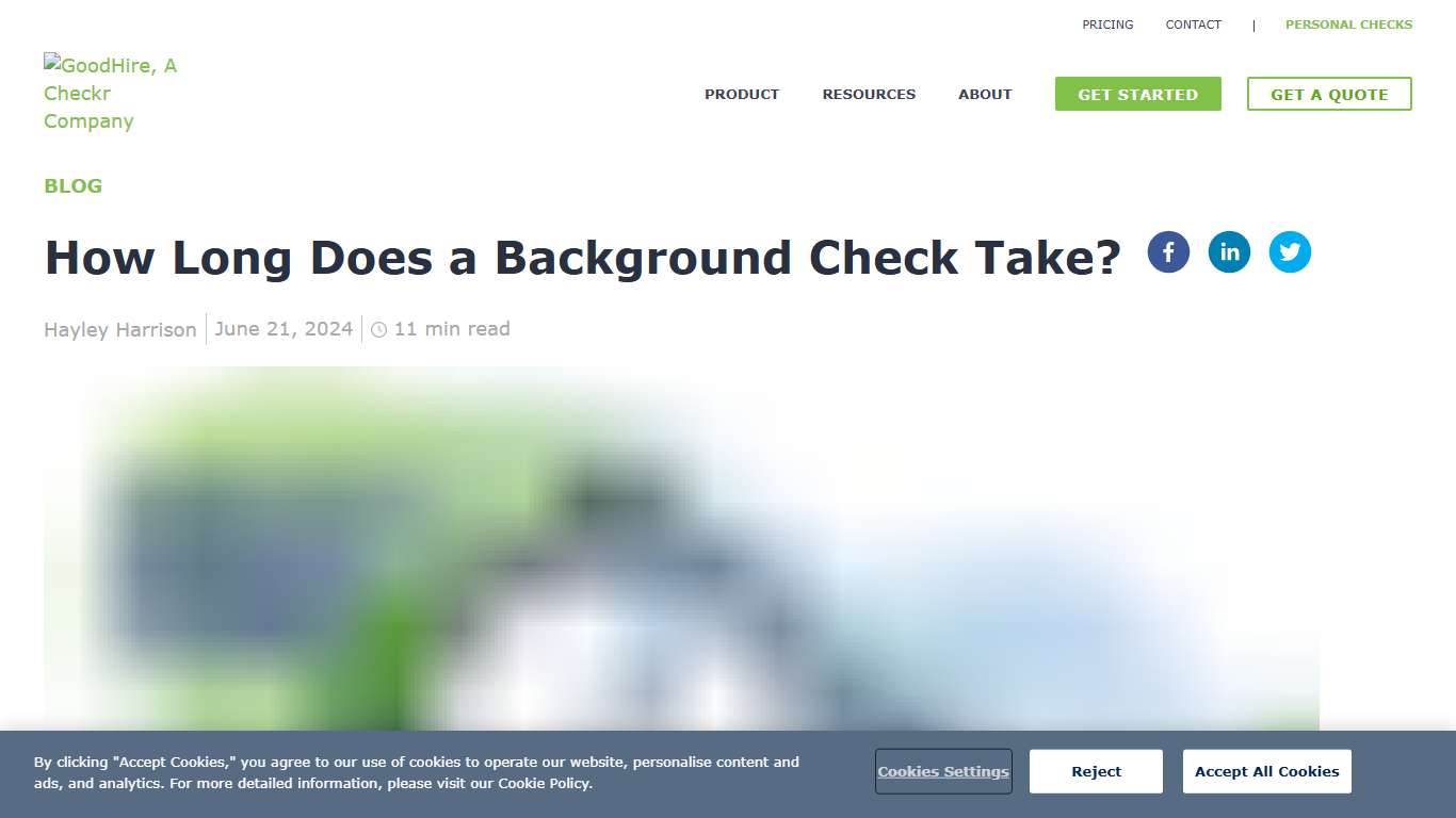 How Long Does A Background Check Take? GoodHire